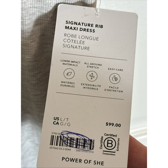 Athleta - Large- Signature Rib Maxi Dress - - Picture 3 of 5